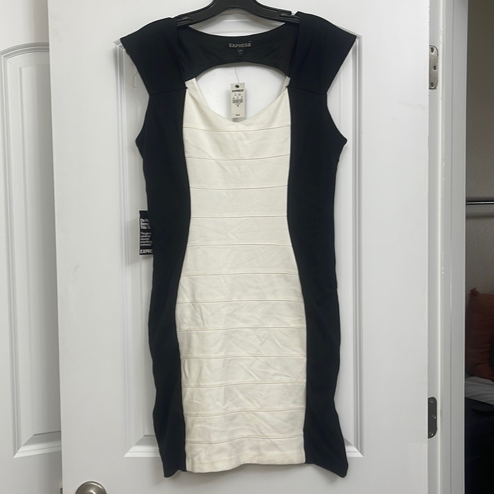 Express color block dress